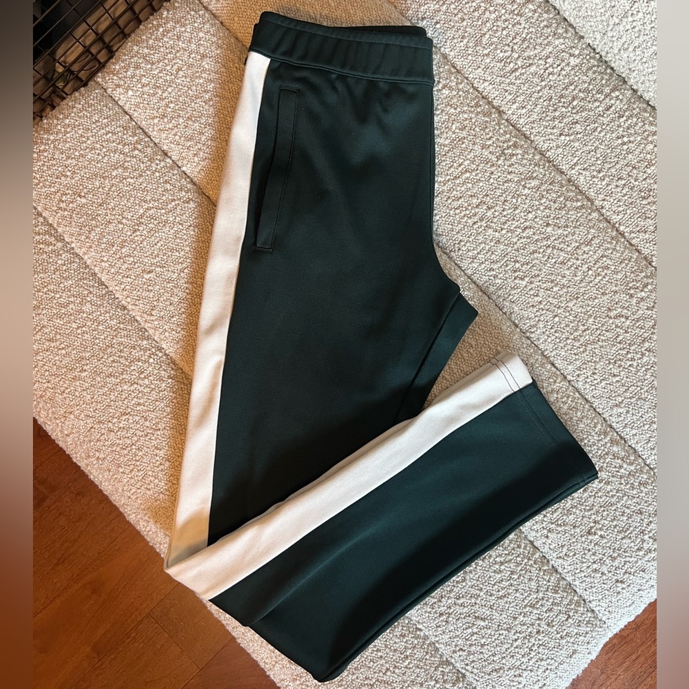 Tory Burch Sport Colorblock Stripe Tracksuit Strait Leg Pants